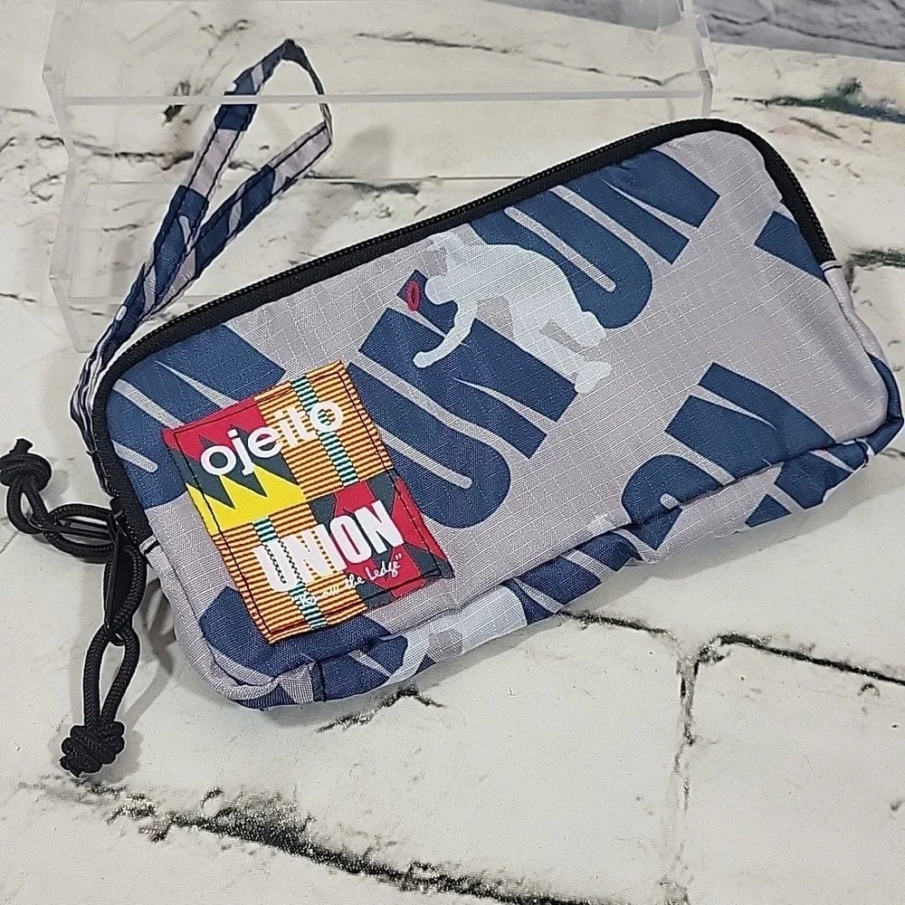 Ojeito Union Go Pencil Case Zippered Pouch Frontman Ripstop Skater